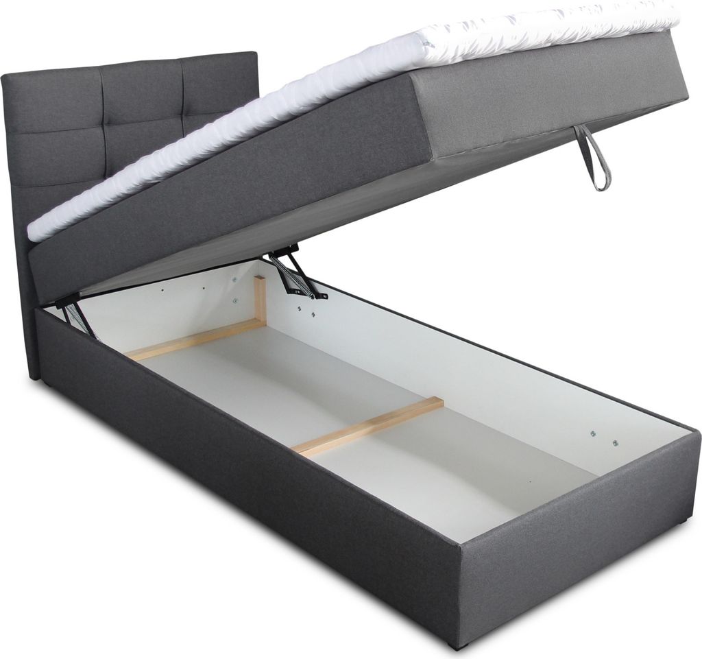 Boxspringbett Best Mini mit Bettkasten und Matratzentopper Produktbild 2