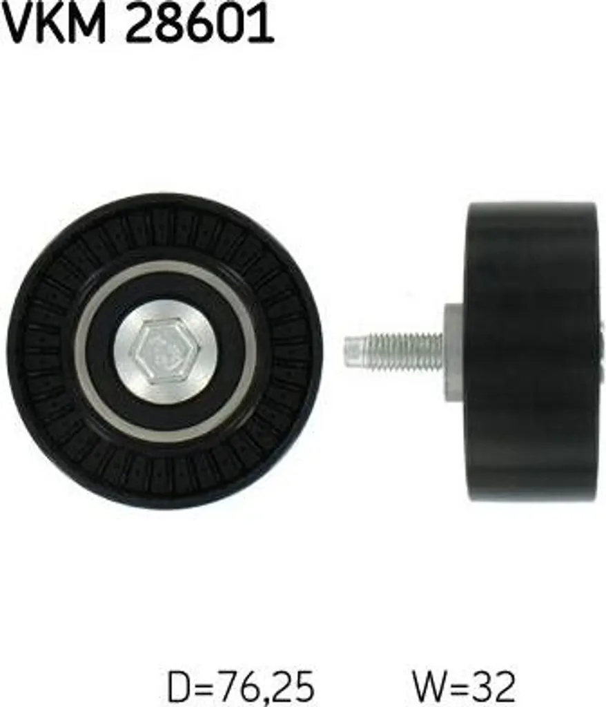 Galet de Guidage pour Courroie Crantée SKF VKM 28601 - Qualité Origine