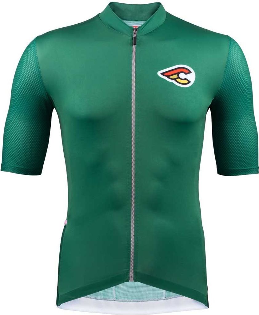 Cinelli Tempo Mesh Kurzarm-radtrikot Grün L Mann Grün L