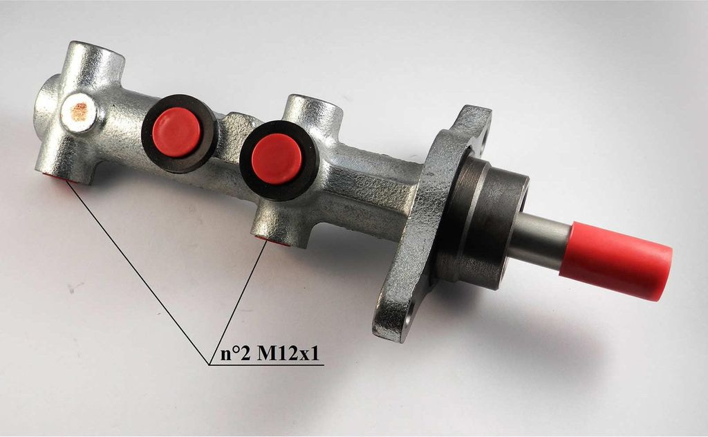 Hauptbremszylinder M12x1x2 Aluminium Ø 21 mm HELLA für u.a. OPEL VIVARO
