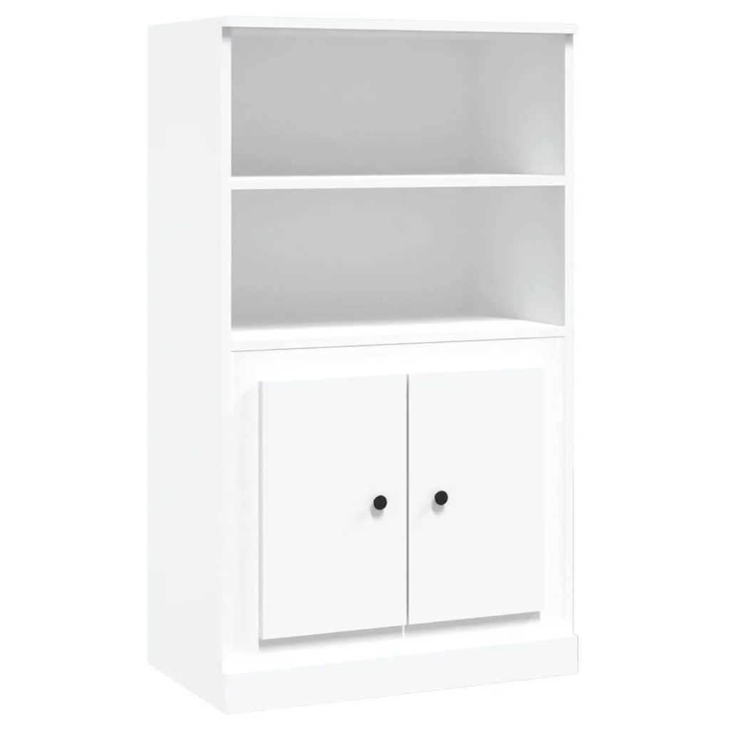 SYFAX™ Credenza Bianca 60x35,5x103,5 cm - Mobile in Legno Multistrato Robusto