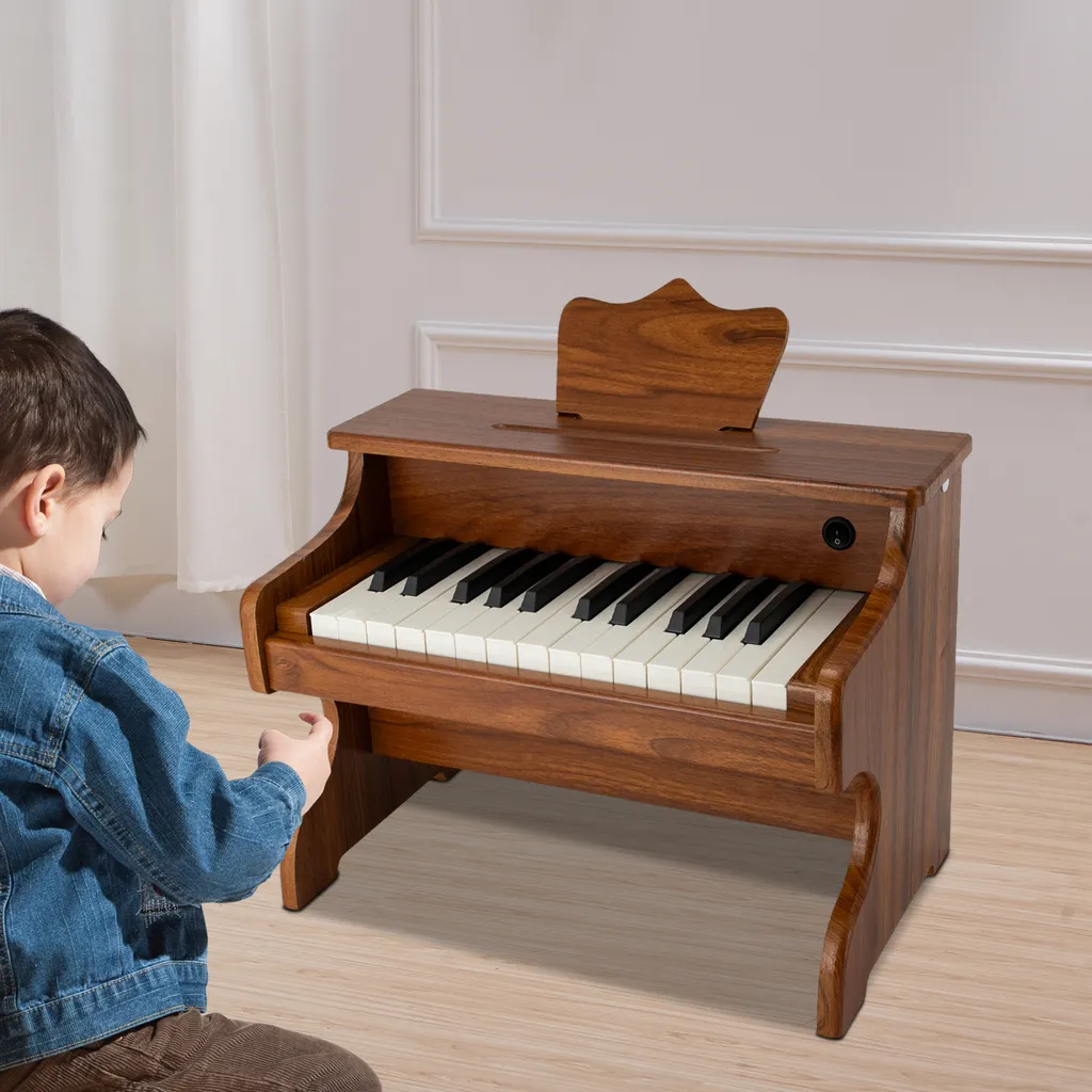 Apprendre le piano facilement : Modèle bois 25 touches pour débutant