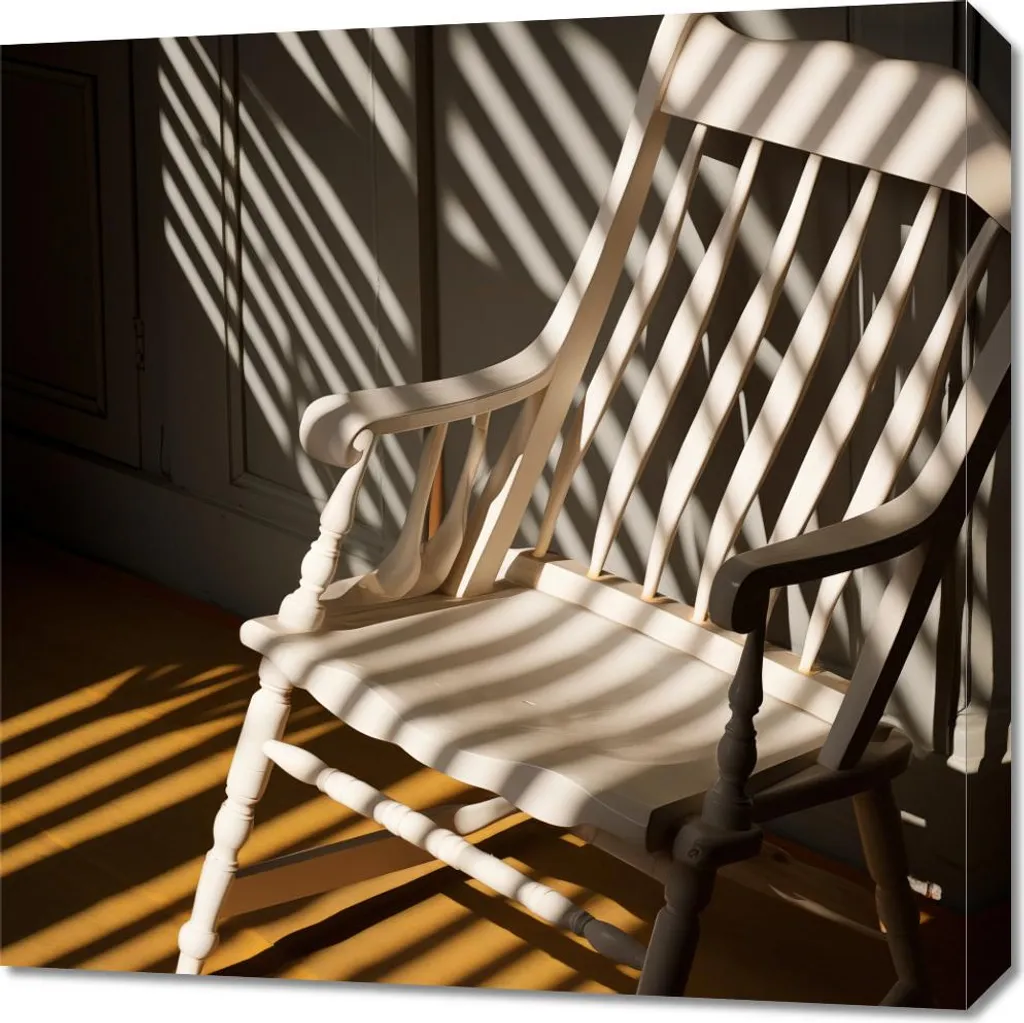 Image 60 x 60 cm Chaise à l'ombre - Créer une Ambiance Zen et Détente