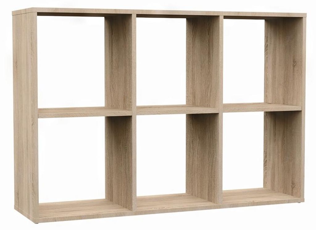 Topeshop MALAX 2X3 SONOMA, Dub sonoma, 6 police/polic, Obrázek produktu 