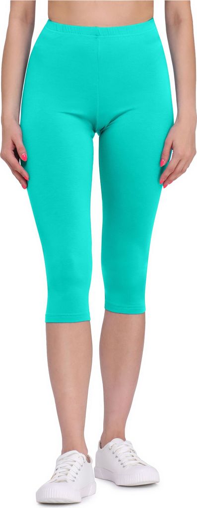 Bellivalini Damen 3/4 Leggings aus Viskose BLV50-148 (Minze, L)