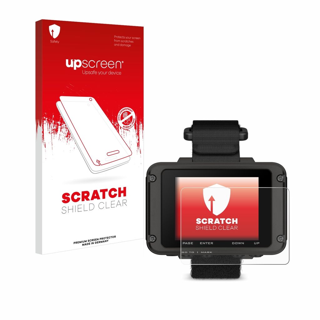 upscreen Schutzfolie für Garmin Foretrex 801 Displayschutz Displayschutzfolie Folie Klar Transparent