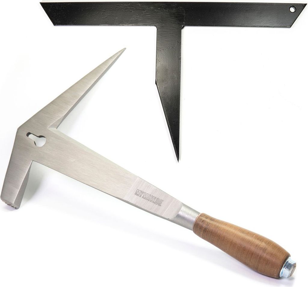 Two slate hammers are displayed against a white background.