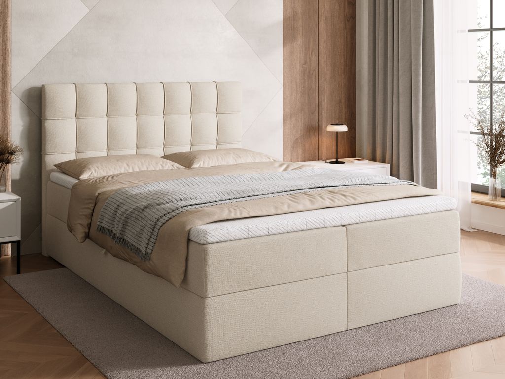 BroMARKT Boxspringbett DETROIT mit 2 Bettkasten, Produktbild 