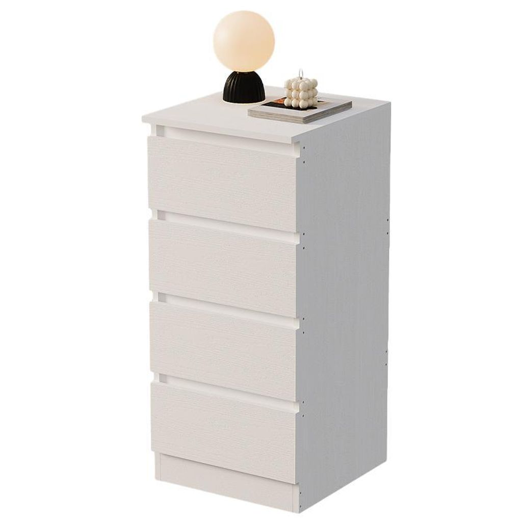 Commode Blanc À Tiroirs Pour Chambre À Coucher Ou Salon, Image du produit 