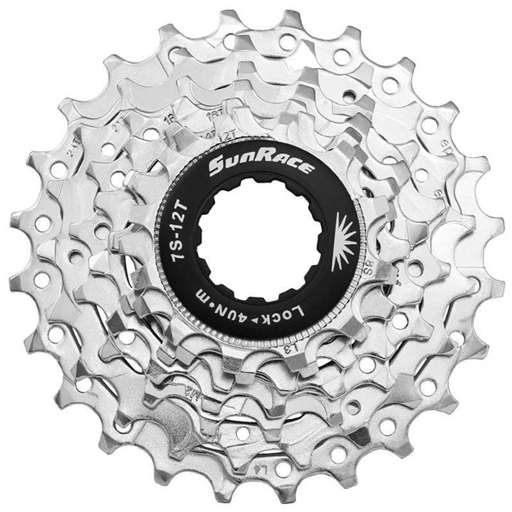 Zahnkranz Cassette SUNRACE 7-fach 12 - 24 Zähne CSR 63 Produktbild 