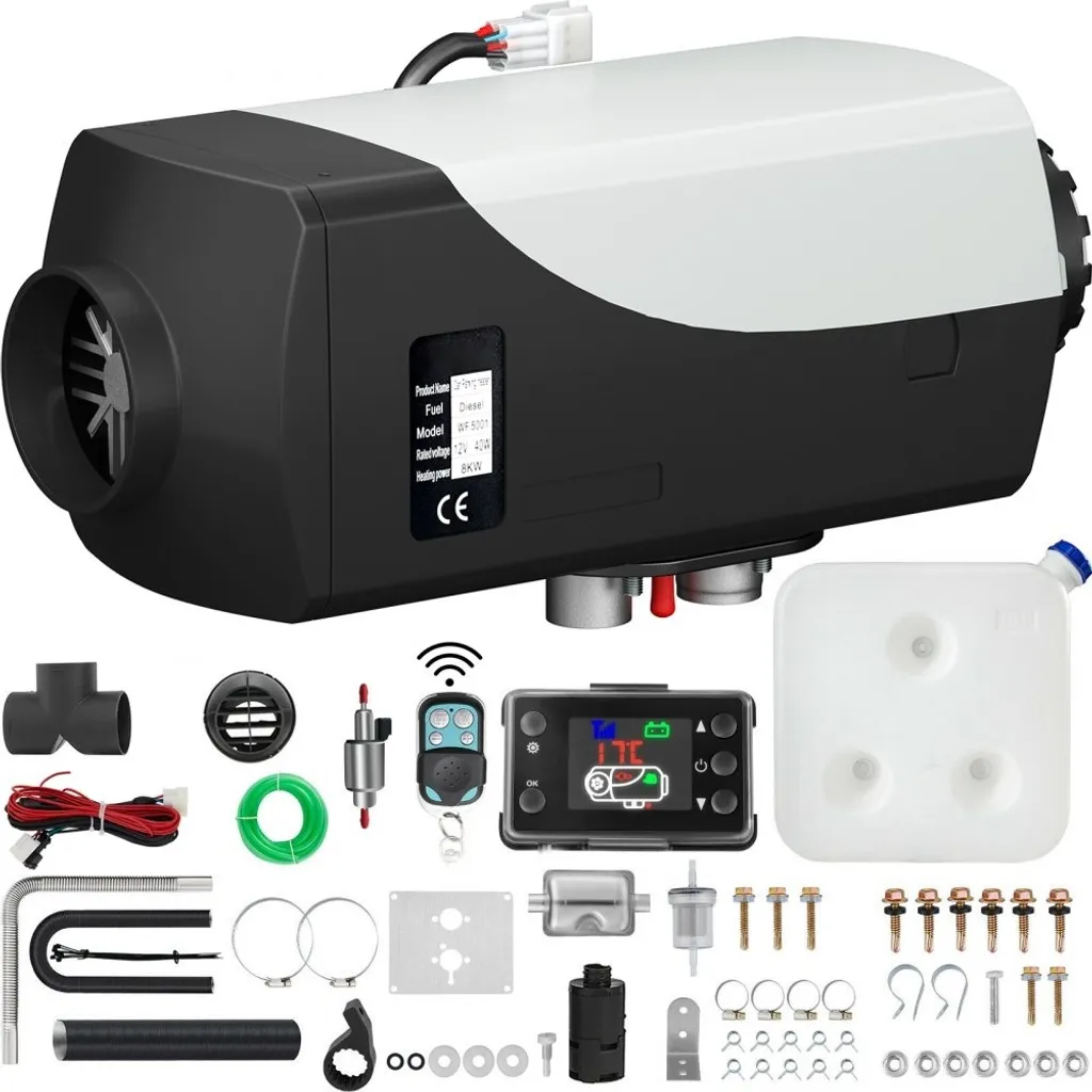 Chauffage Diesel 8KW à air pulsé avec écran LCD pour Bateau et Van