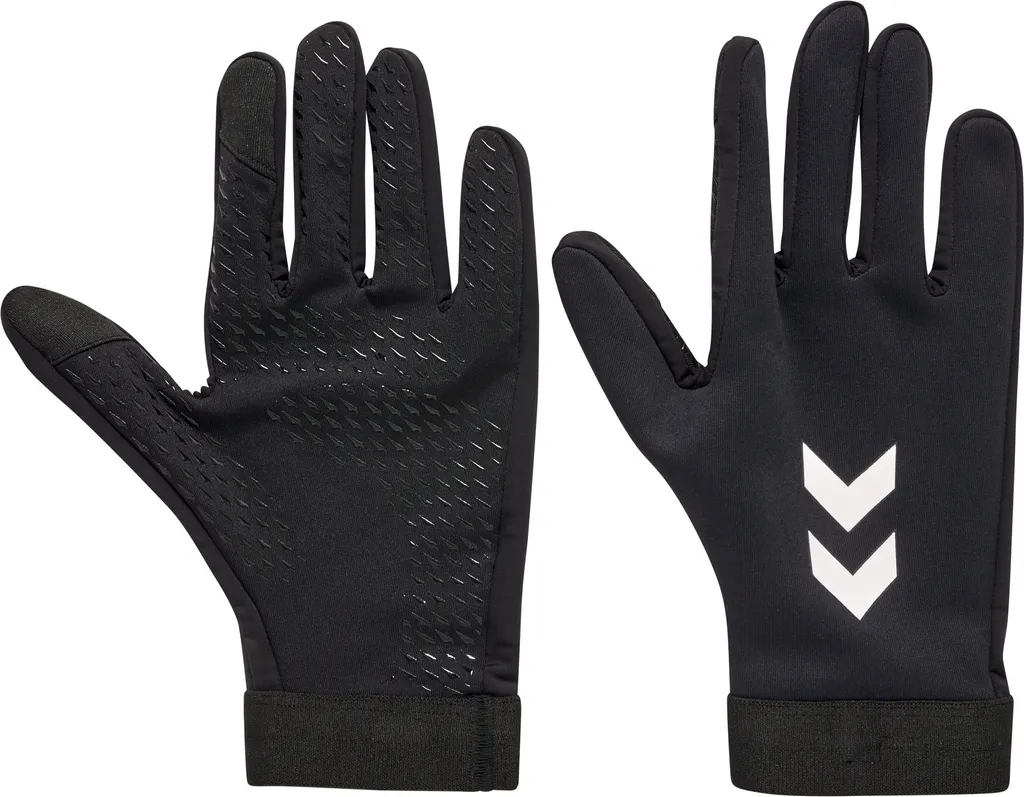 Gants Hummel Hmlpro XS Noirs pour Running et Football en Extérieur