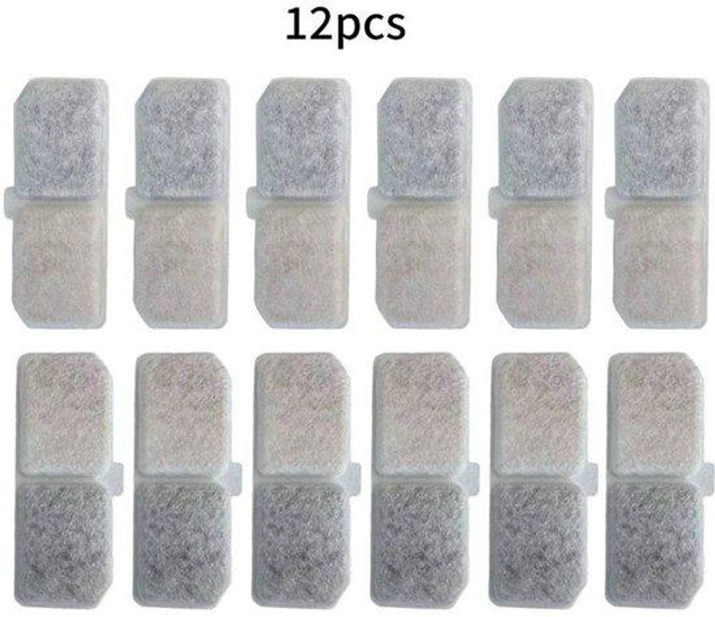 Kunststof vervangende onderdelen voor filterdispenser 12 stuks geleverd