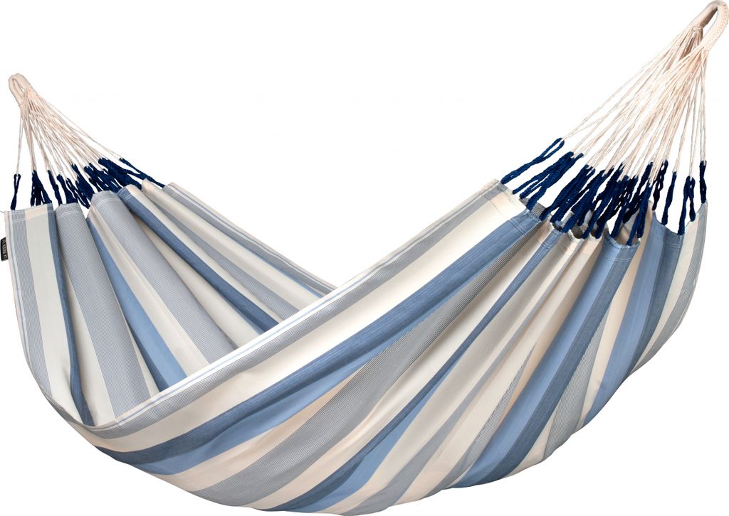 LA SIESTA Brisa, Hängende Hängematte, 160 kg, 2 Person(en), Beige, Blau, Kolumbien, 1600 mm