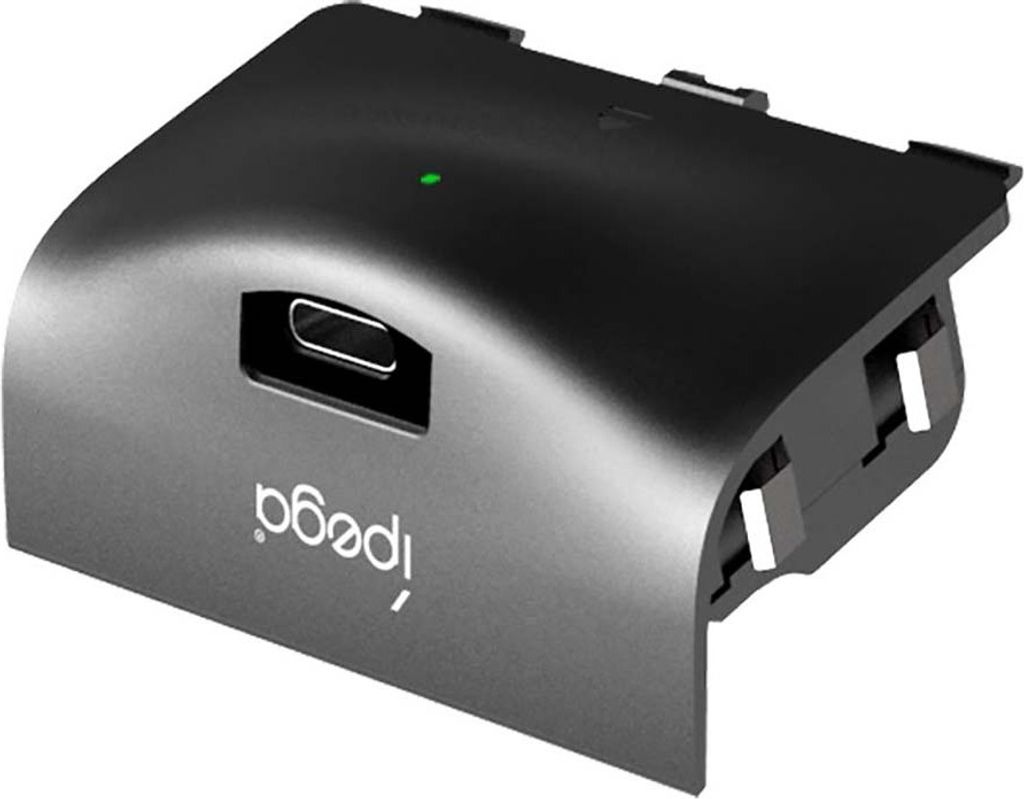 Ipega, 1000mAh Ersatzakku USB-C für Xbox Series X/S Controller, Silber