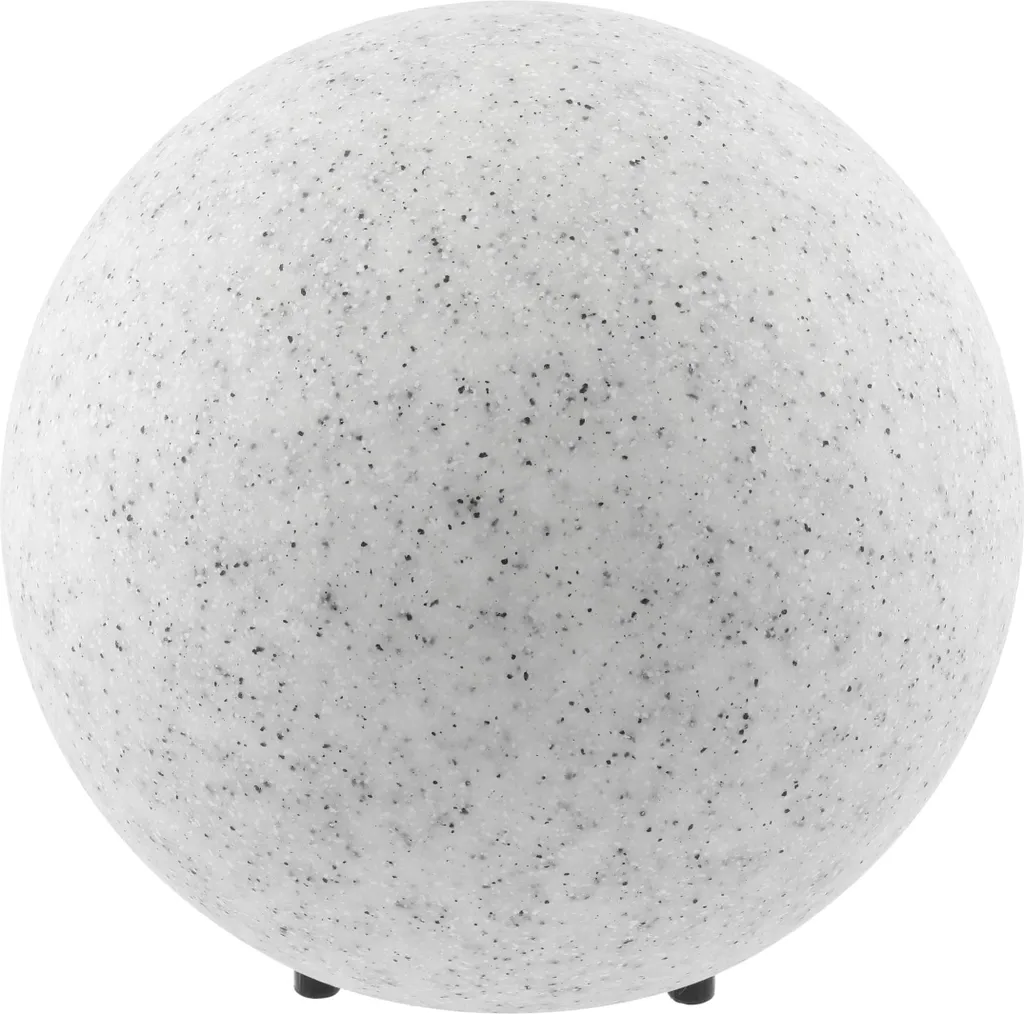 Lampe extérieure sphérique IP65 MARMO boule grise avec câble 3m