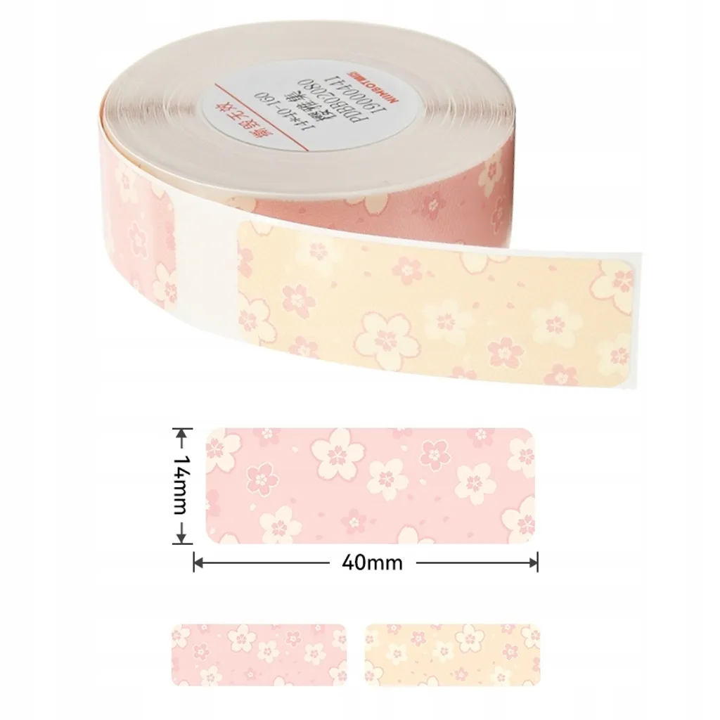 Adesivi Sakura NIIMBOT 14x40mm - 160 Etichette Designer per Casa