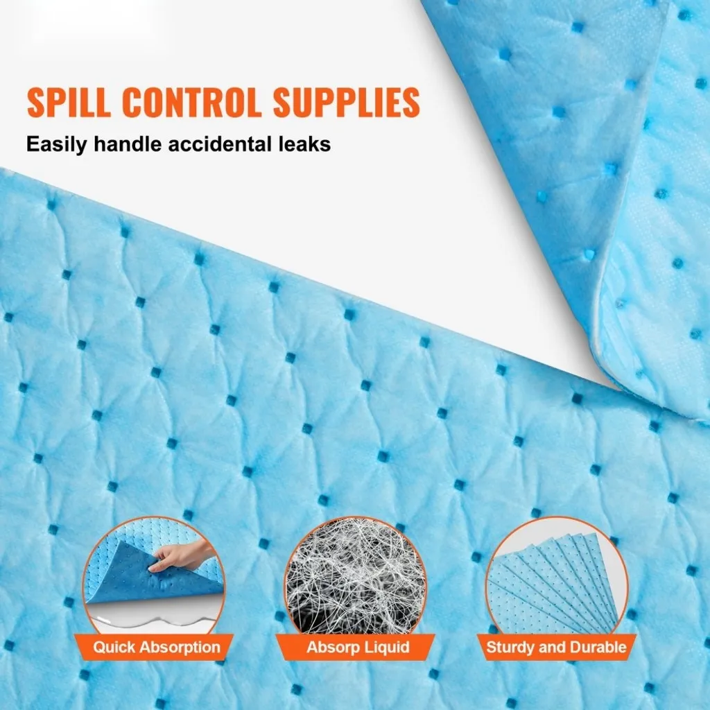 Tapis Absorbant l'Eau 380x480mm - Capacité 6 Gal - Boîte Distributrice - 2
