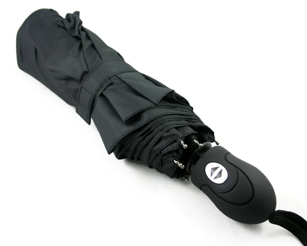 Grand Parapluie de Ville Noir pour Homme et Femme - Accessoire de Pluie