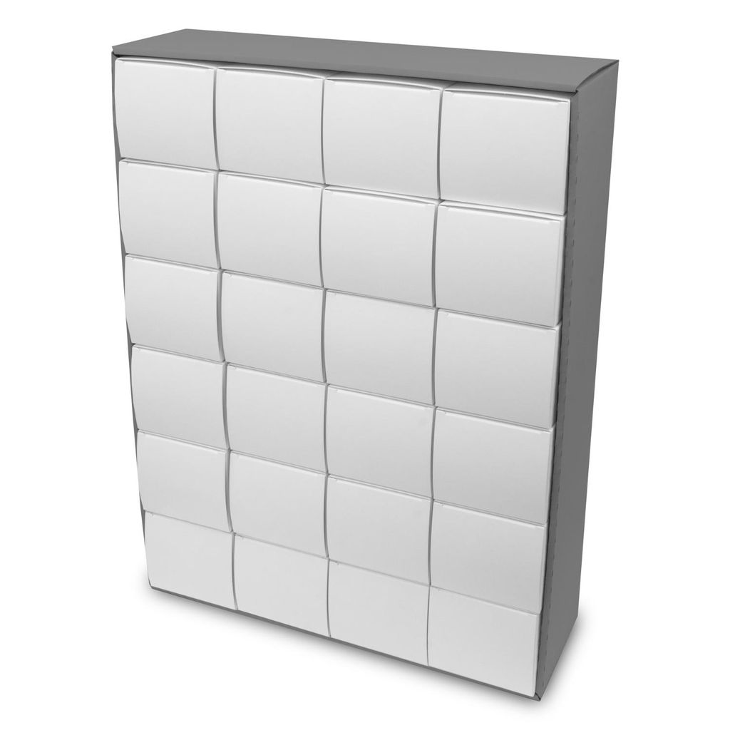 itenga Adventskalender zum Füllen Quader XL 6x4 (außen grau)