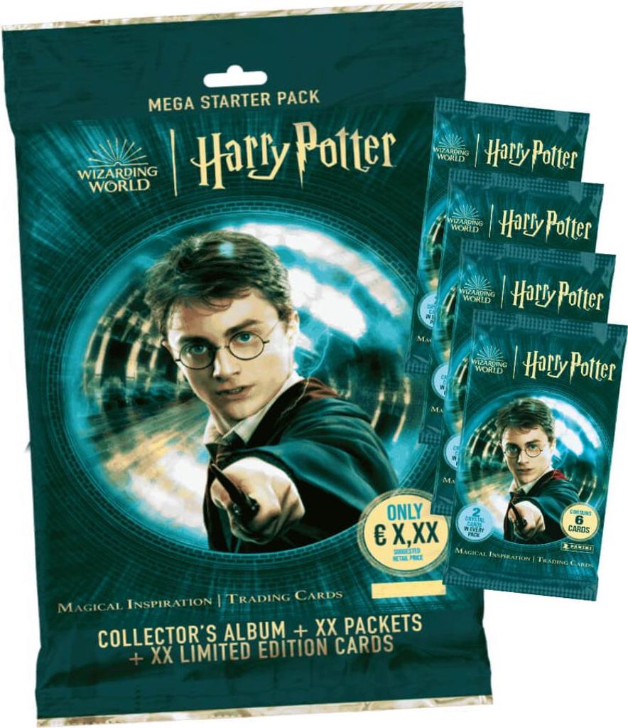 Harry Potter Karten - Magical Inspiration Trading Cards Sammelkarten - 1 Starter + 4 Booster