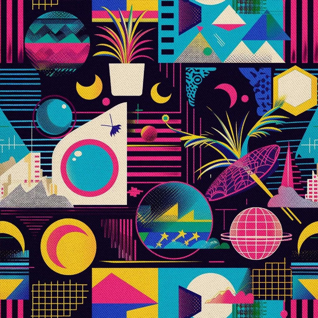 OUTDOOR DEKOSTOFFE OXFORD - Motiv Geometrisch I DX3620