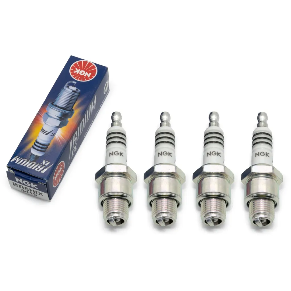 Set 4 Candele NGK BR6HIX Iridium - Upgrade Performance 3419 - 1