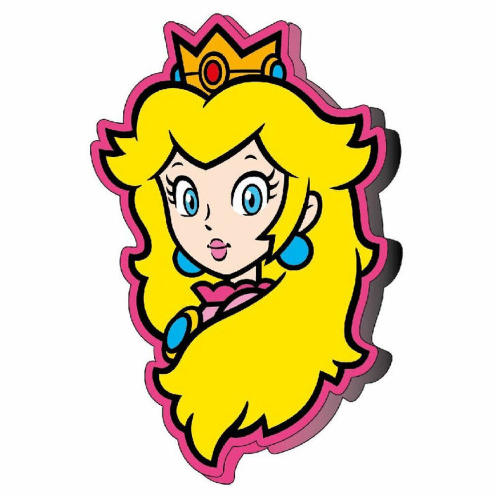 Nintendo Super Mario Bros - Poduszka 3D Peach, Oficjalny Produktbild 