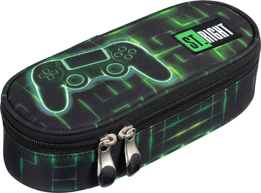 Polstrovaný peračník s vnútornou chlopňou Neon Pad Green Obrázok produktu 