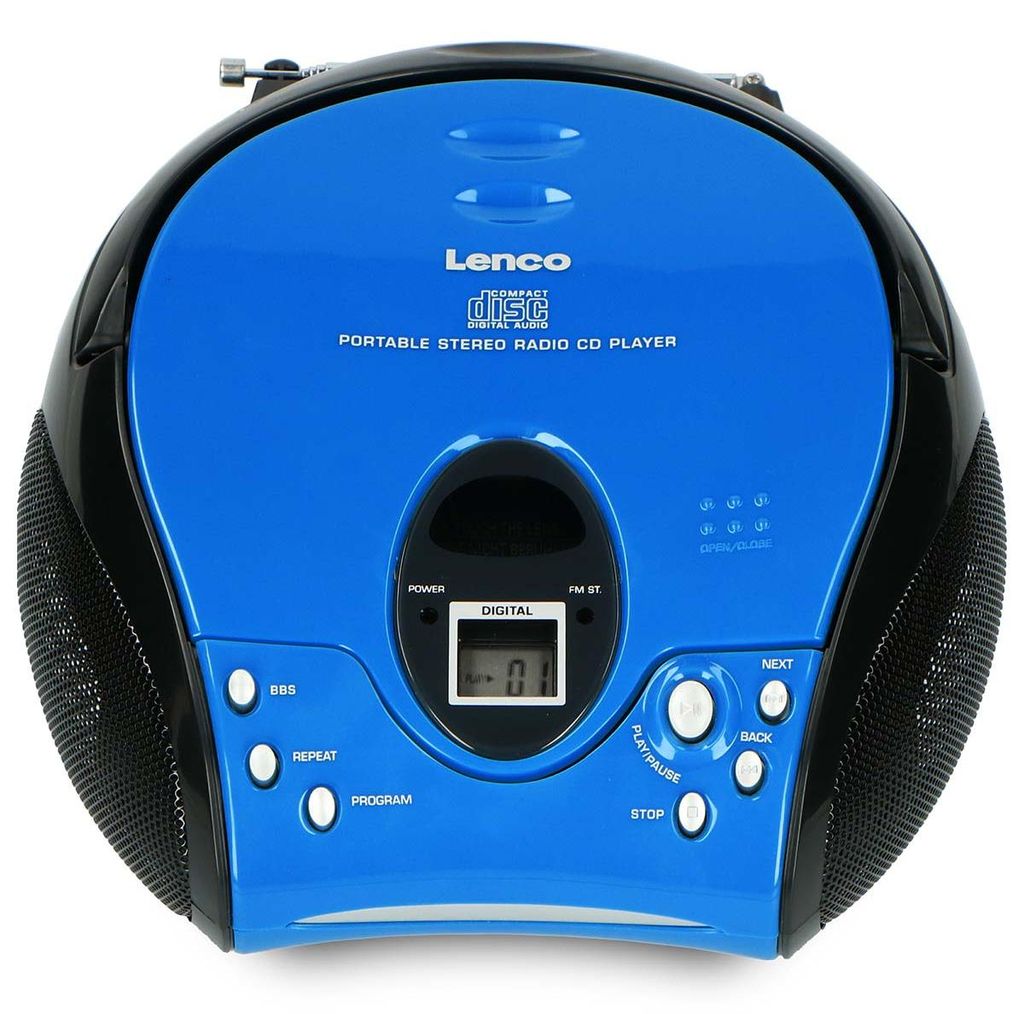 Lenco SCD-24, Digitálny, FM, Prehrávač, CD, LCD, Čierna, Obrázok produktu 