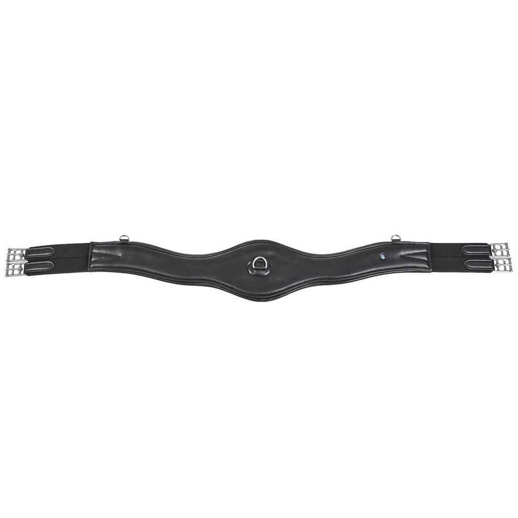 BUSSE Sattelgurt Turin-Long D elastisch Schwarz 125