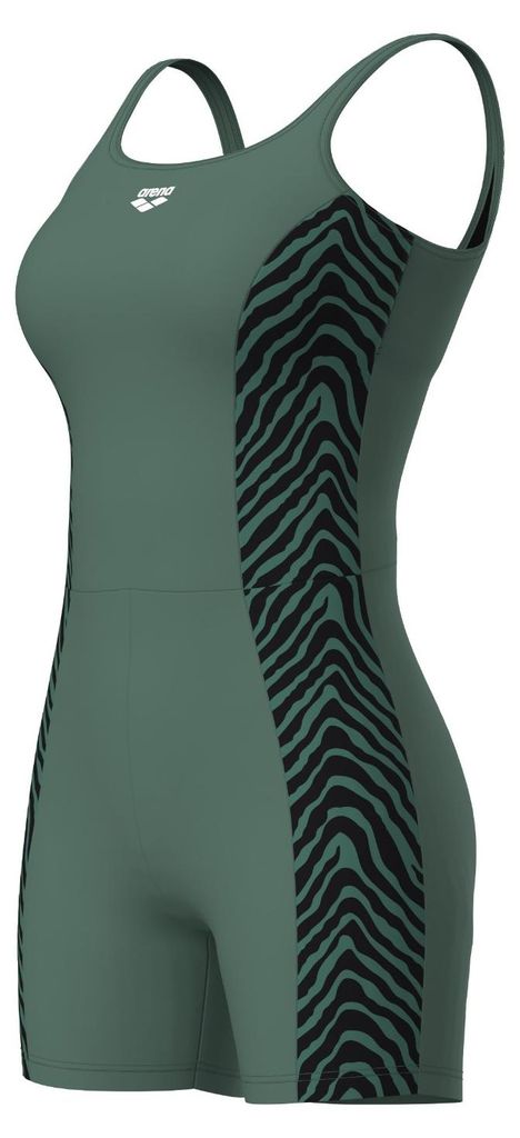 Arena Badeanzug Damen mit langen Bein (Slimkini), Farbe:Sage, Größe:S