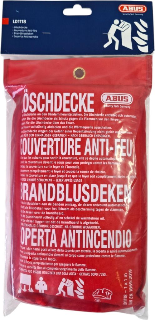 ABUS LD1118 Coperta antincendio 100 x 100 cm DIN EN Immagine del prodotto 