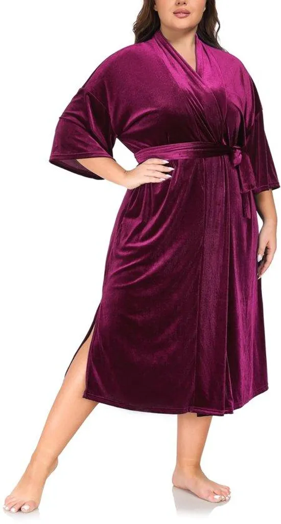 Vêtement de nuit femme grande taille flanelle douce légère et sombre