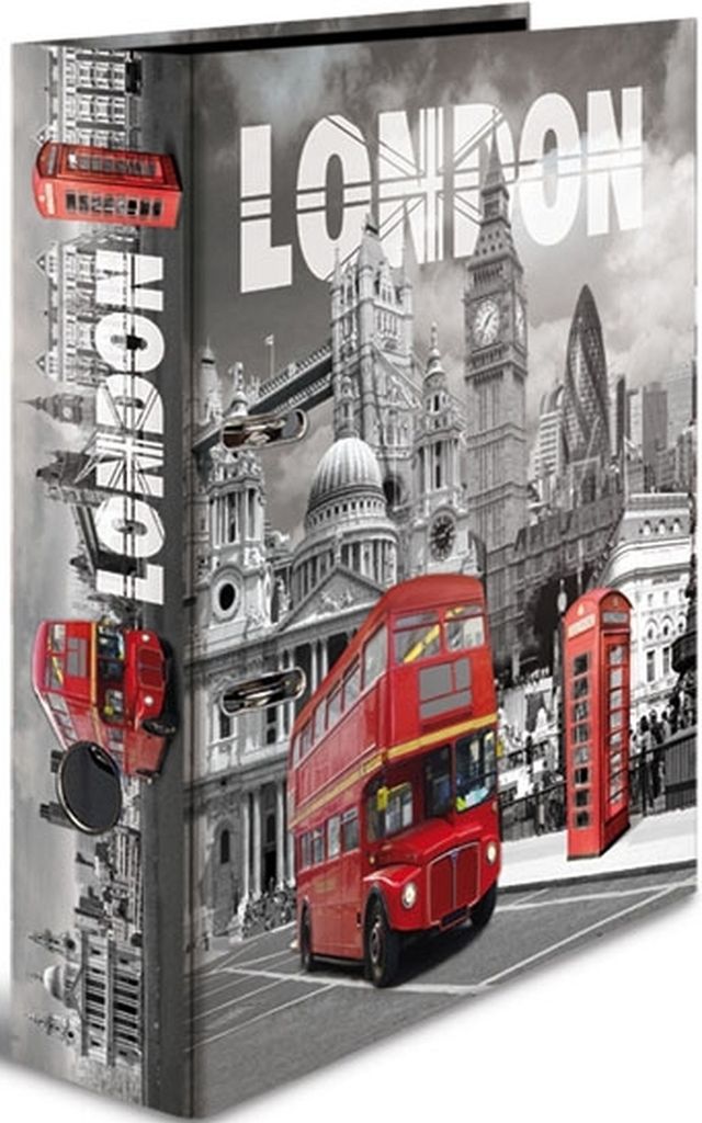 Motivordner A4 70mm 'London' Packung mit 10 Stück