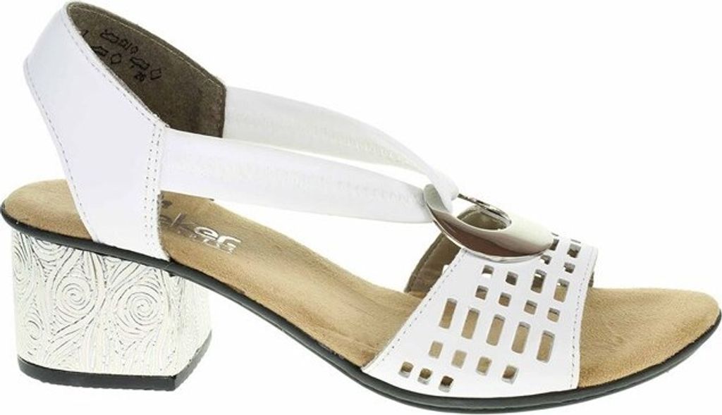 Rieker Sandalette weiß in Gr. 36