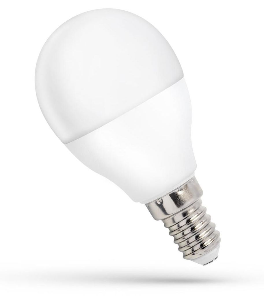Spectrum E14 LED-lamp, model P45, 8W, 710 lumen, 3000K, Productafbeelding 