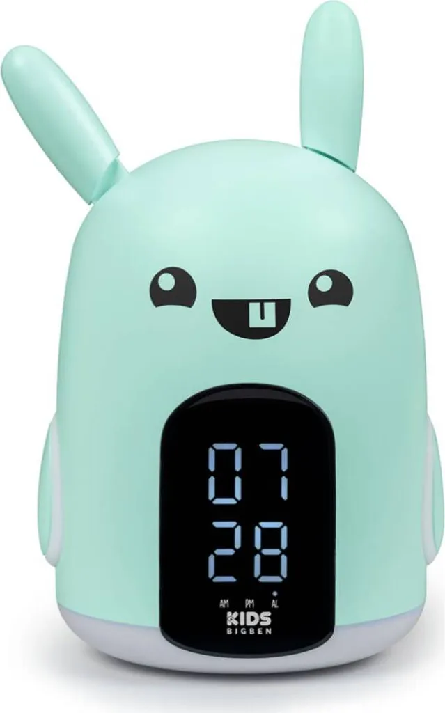 Réveil Éducatif Lapin pour Enfant avec LED Bleu et Alarmes Buzzers - 2