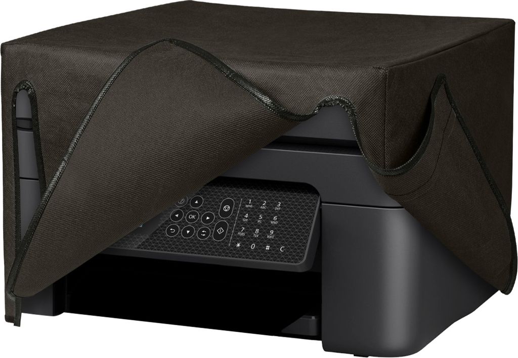kwmobile Cover kompatibel mit Epson Workforce WF-2930 - Tasche Hülle Drucker - Staubschutzhülle Schutzhaube Schutzhülle - Dunkelgrau