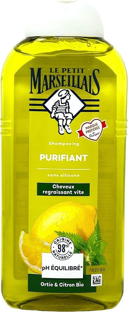 Le Petit Marseillais Shampoo Brennnessel & Zitrone für Produktbild 