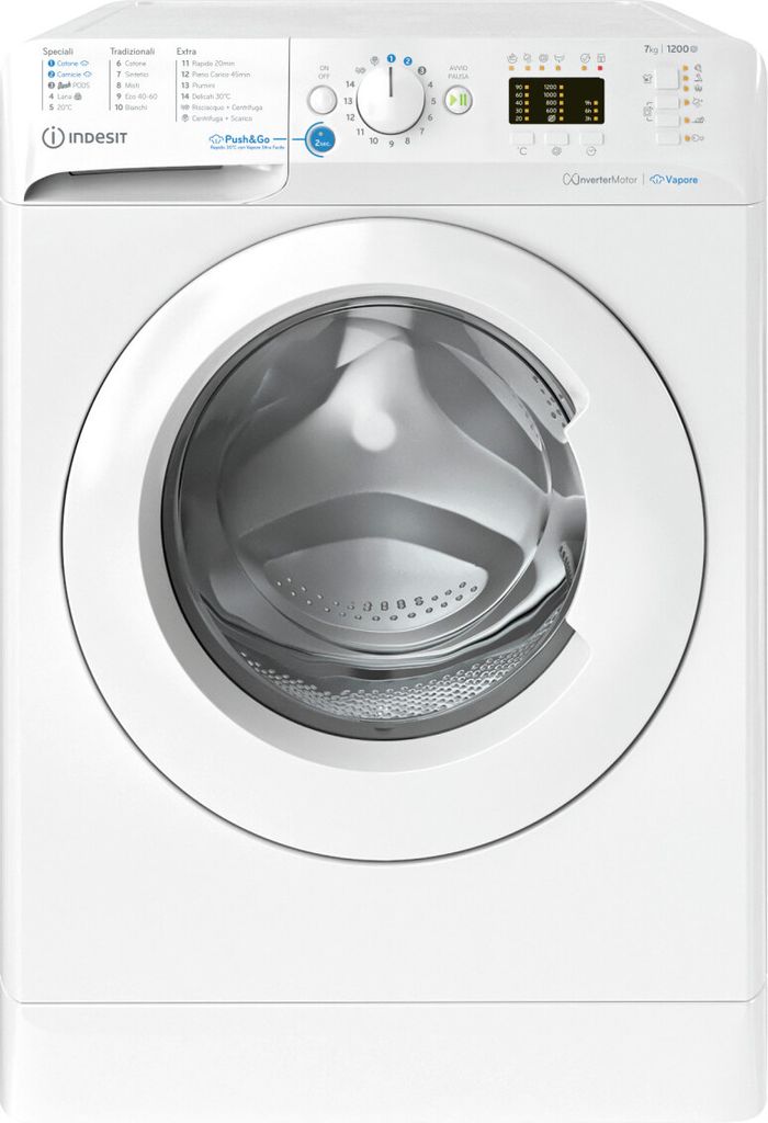 Indesit BWA 71296X WV IT Waschmaschine Frontlader 7 kg 1200 RPM Weiß
