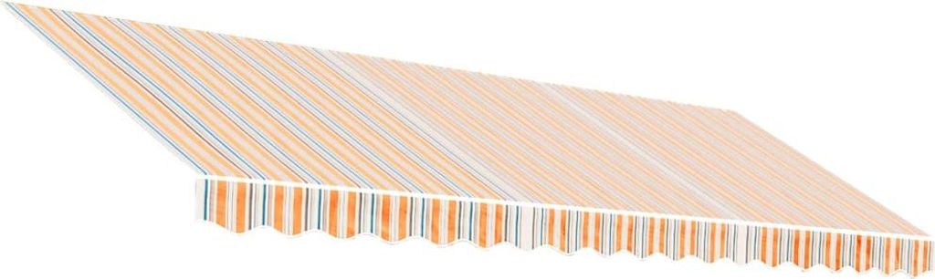 vidaXL Markisenbespannung Mehrfarbig Gestreift 4,5x3,5 m