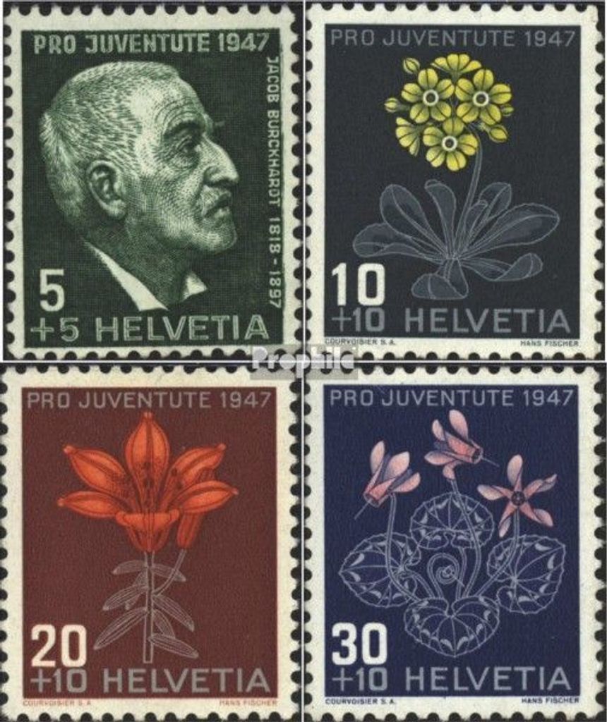 Briefmarken Schweiz 1947 Mi 488-491 (kompl.Ausgabe) gestempelt Pro Juventute