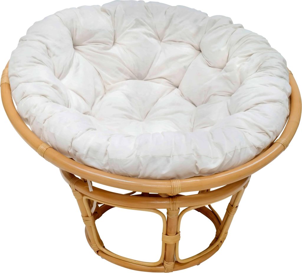 MiaMöbel Sessel 'Papasan' groß, Honig Produktbild 