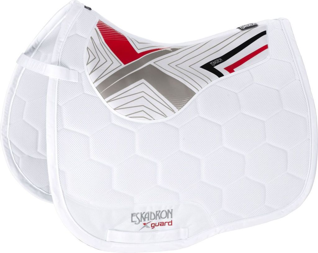 Eskadron Basics 3D-Mesh Compact Schabracke, Größe:Dressur, Farbe:weiß