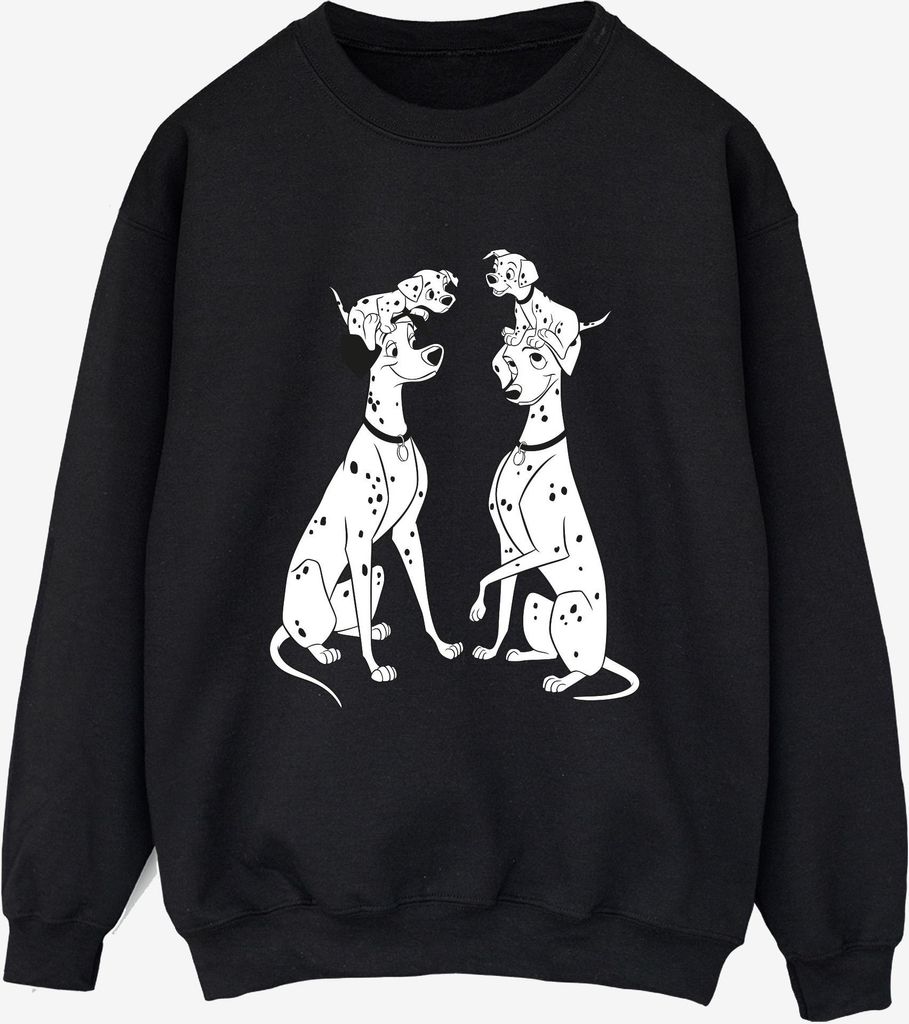 Disney - "101 Dalmatians" Sweatshirt für Damen BI12313 (L) (Schwarz)