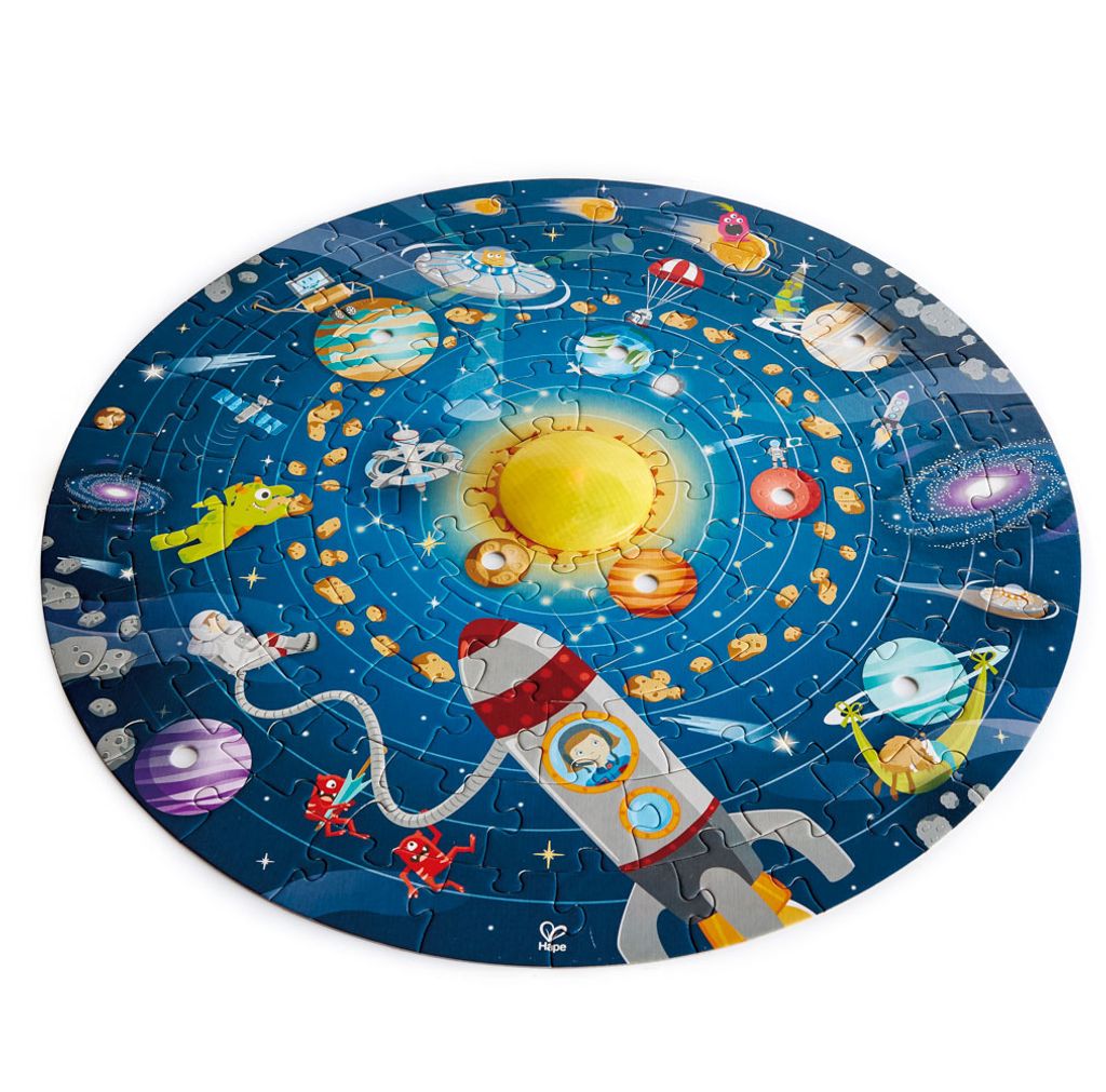 Hape PUZZLE Z UKŁADEM SŁONECZNYM, Artystyczny, 5 lat(a) Zdjęcie produktu 