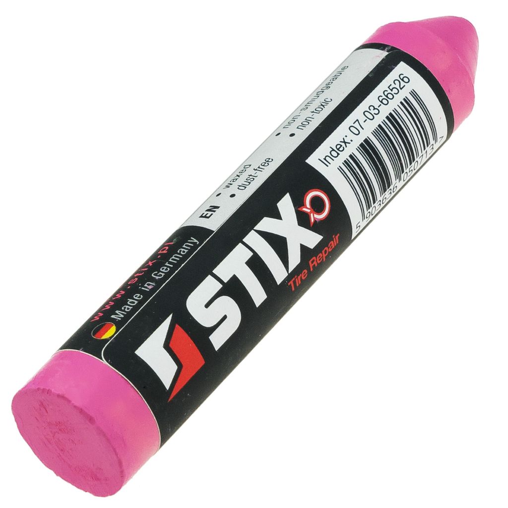 STIX 1 pezzo di gesso rosa, gesso per pneumatici, Immagine del prodotto 