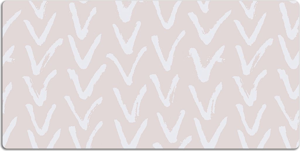 Schreibtischmatte Tischunterlage 90x45 cm Mauspad - V hellrosa.