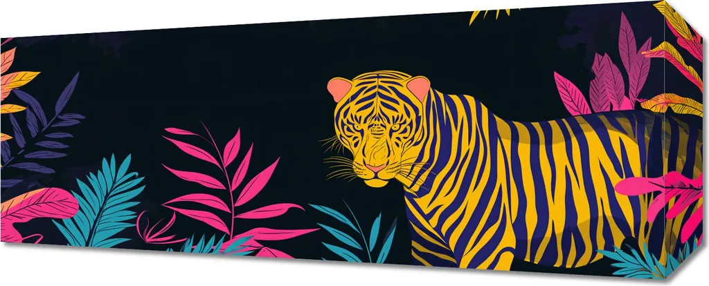 Image Tigre HD 50x20 cm - Impression Qualité Galerie d'Art Moderne
